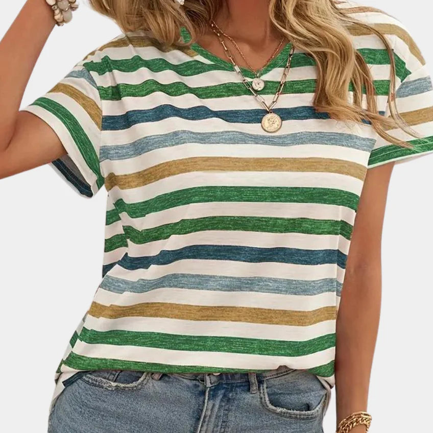 Charlotta - Lässiges gestreiftes Damen-T-Shirt
