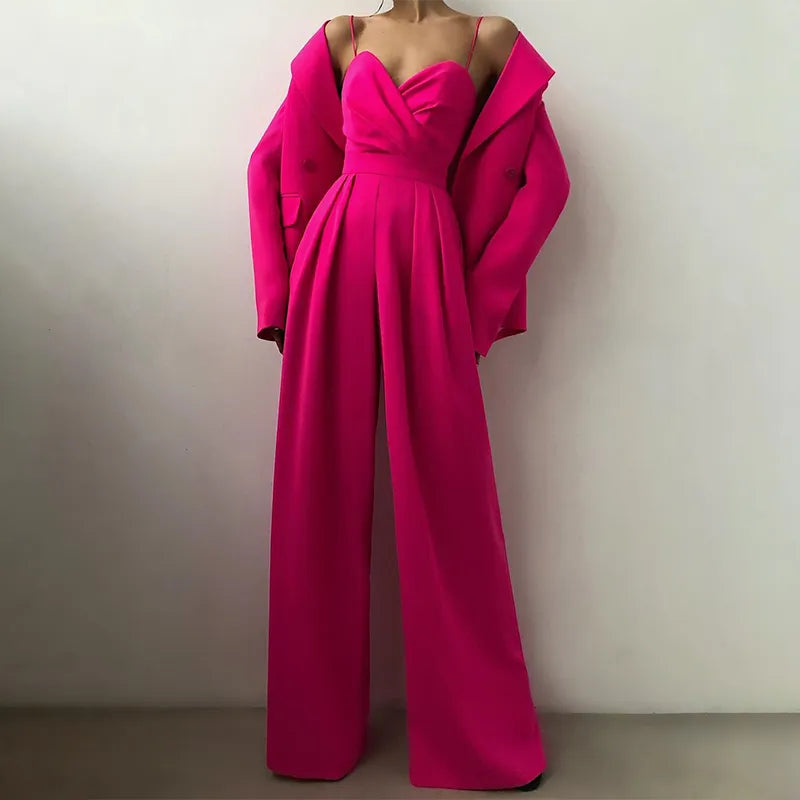 Maureen - Ärmelloser Jumpsuit mit hoher Taille