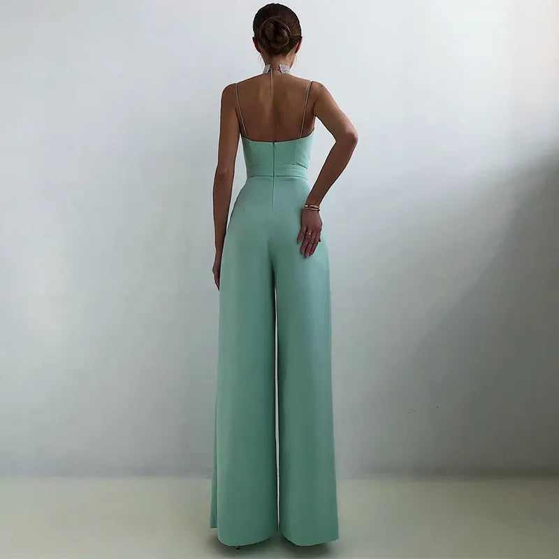 Maureen - Ärmelloser Jumpsuit mit hoher Taille