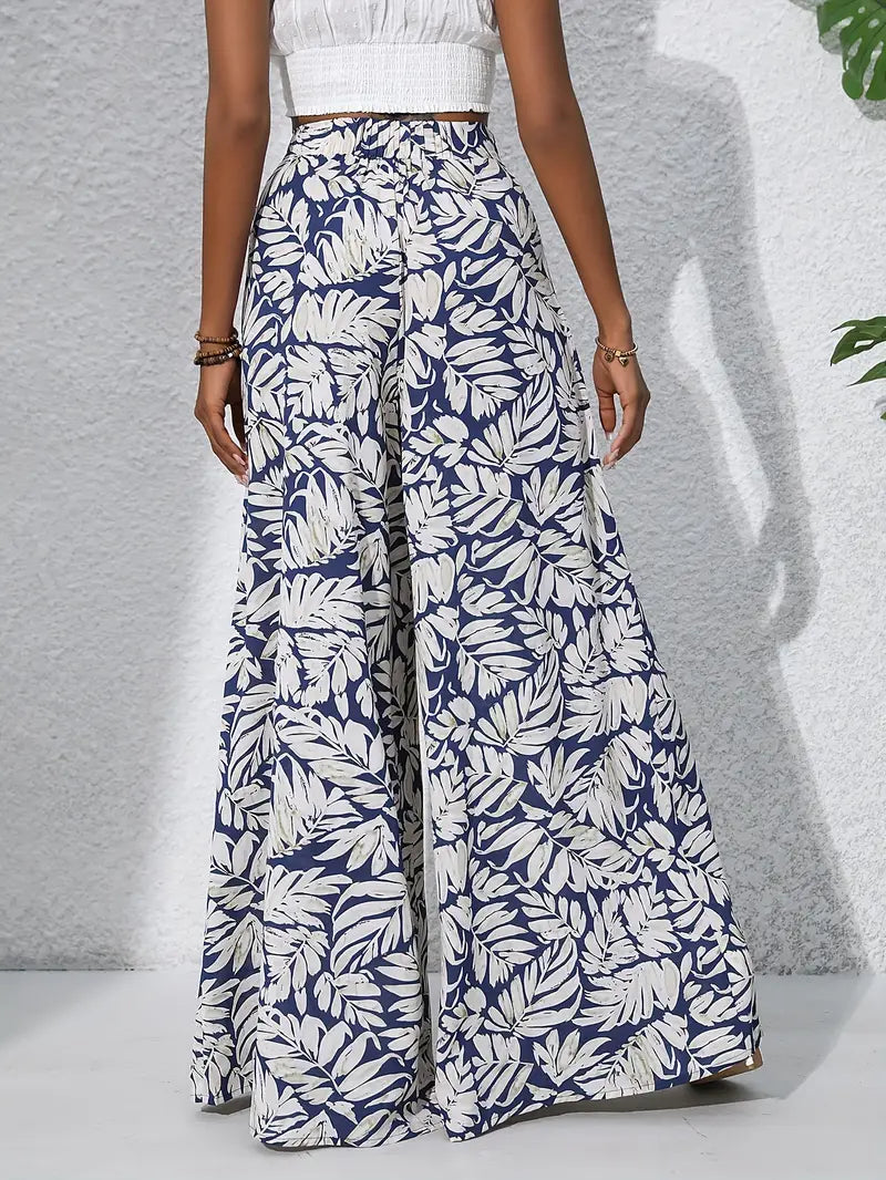 Francine - Weite Hose mit Bohemian-Print für Damen