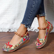 Alicea - Flache Schuhe für Damen mit Blumenmuster