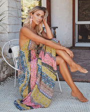 Belva - Elegantes Maxikleid mit V-Ausschnitt
