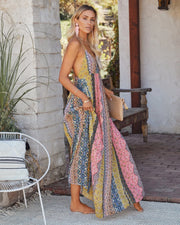 Belva - Elegantes Maxikleid mit V-Ausschnitt