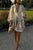 Adrienne - Minikleid in A-Linie mit Blumenmuster
