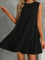 Dorsey - Stylisches schwarzes Sommerkleid in A-Linie