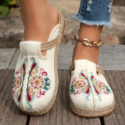 Teresa - Espadrille-Schuhe im Boho-Chic mit Blumenstickerei