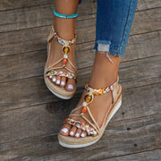 Angeline - Bequeme orthopädische Keilsandalen