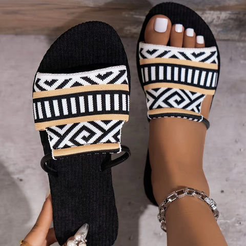 Armelda - Frauen Bohemian Style Slip-On flache Schuhe