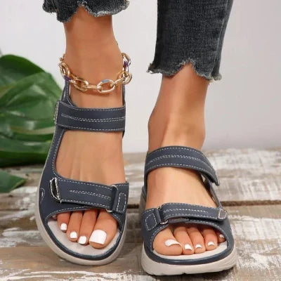 Thora - Offene Zehensandalen zum Hineinschlüpfen