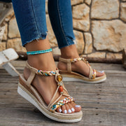 Angeline - Bequeme orthopädische Keilsandalen