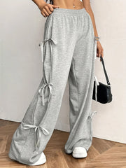 Selina - Weite Damenhose mit Schleifendetail