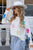 Aislin | Lässiger Häkelpullover mit Blumenmuster