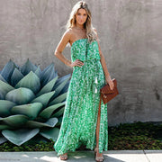 Katherine - Trägerloses Maxikleid