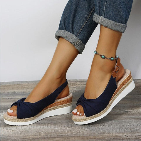 Jemima - Bequeme orthopädische Keilsandalen