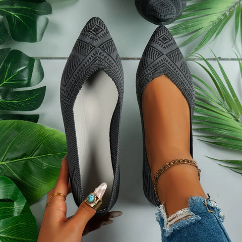 Sylviana - Pointed-Toe Slip-On Schuhe für Frauen