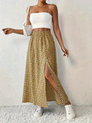 Ivara - Damenrock mit hoher Taille und Blumenmuster