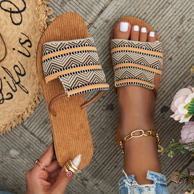Armelda - Frauen Bohemian Style Slip-On flache Schuhe
