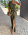 Garnet - Zeitloses und Elegantes Grünes Kleid für Damen