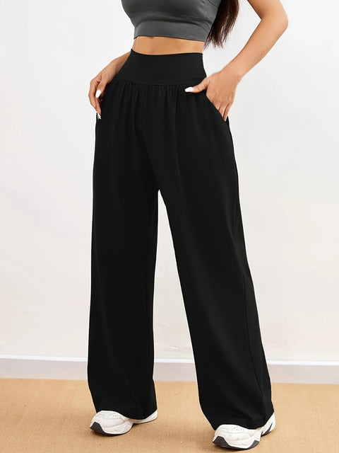 Rosalinda - Weite Hose mit hoher Taille für Damen
