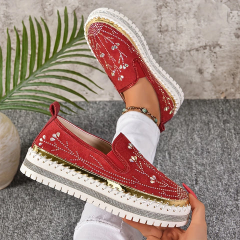 Marceline - Elegante glitzernde Schlupfschuhe