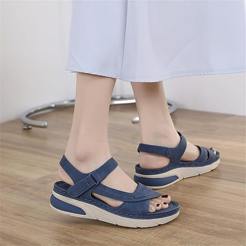 Mercy - Bequeme orthopädische Keilsandalen
