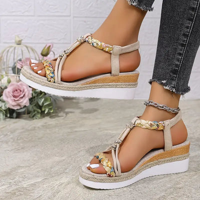 Lucille - Bequeme orthopädische Keilsandalen