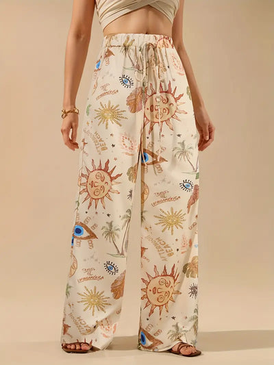 Zenobia - Damen-Schlaghose im Bohemian-Stil