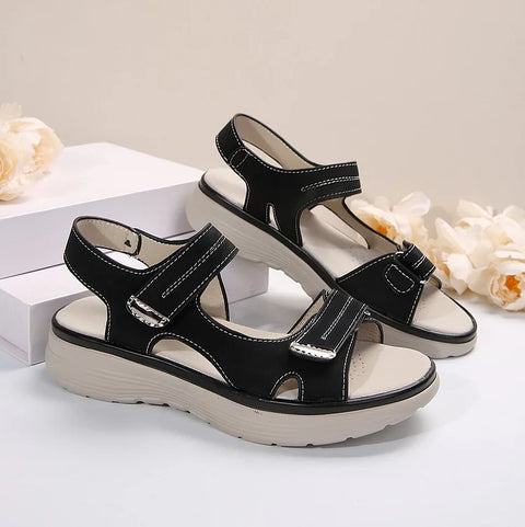 Thora - Offene Zehensandalen zum Hineinschlüpfen