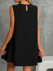 Dorsey - Stylisches schwarzes Sommerkleid in A-Linie