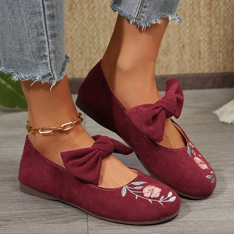 Zelma - Modische mit Blumen bestickte Schuhe für Frauen