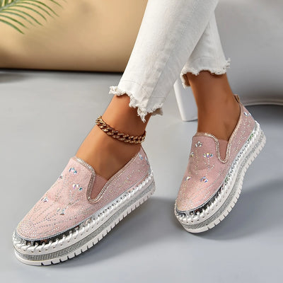 Marceline - Elegante glitzernde Schlupfschuhe