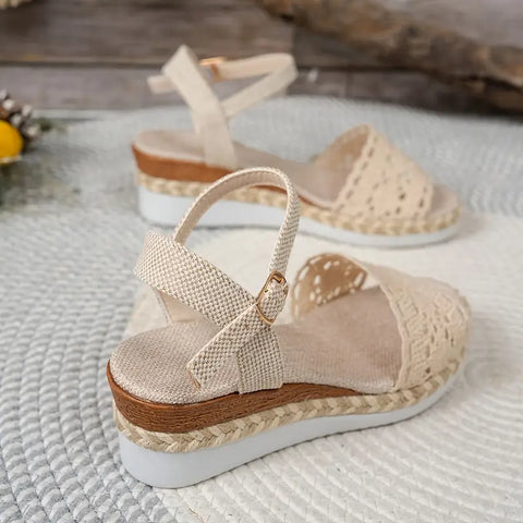 Sabrina - Bequeme orthopädische Keilsandalen