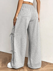 Selina - Weite Damenhose mit Schleifendetail