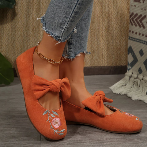 Zelma - Modische mit Blumen bestickte Schuhe für Frauen