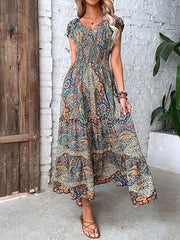 Ardella - Elegantes Maxikleid mit V-Ausschnitt