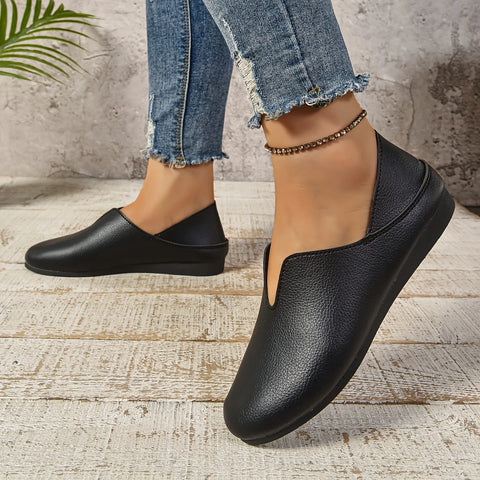 Lalita - Slip-On-Schuhe mit runder Spitze für Damen