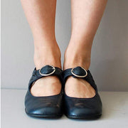 Fiona - Orthopädische Vintage-Schuhe mit runder Spitze