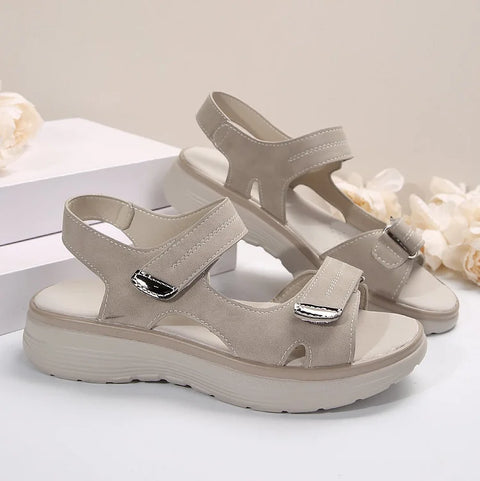 Thora - Offene Zehensandalen zum Hineinschlüpfen