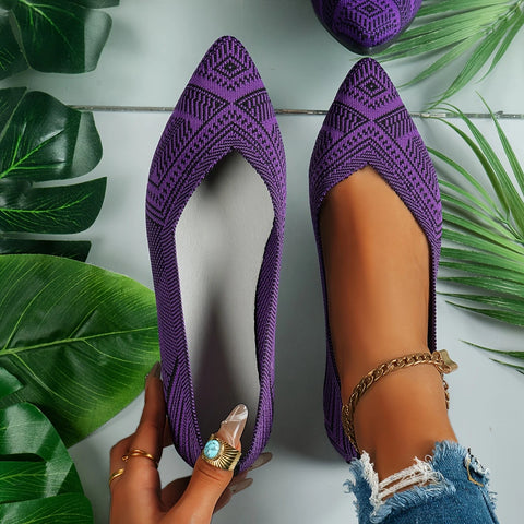 Sylviana - Pointed-Toe Slip-On Schuhe für Frauen