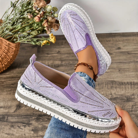 Becky - Elegante glitzernde Schlupfschuhe