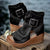 Vera - Boho Comfy Buckle Wedge Sandalen für Frauen