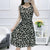 Araminta - Ärmelloses Kleid mit Blumendruck