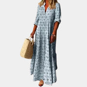Gracie - Elegantes Maxikleid mit V-Ausschnitt