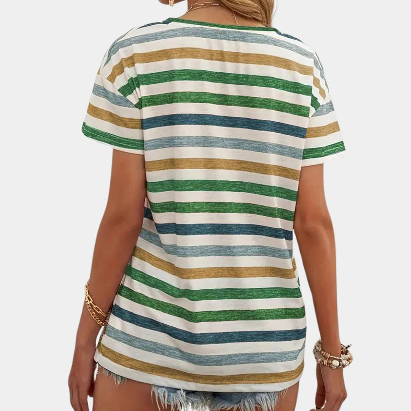 Charlotta - Lässiges gestreiftes Damen-T-Shirt