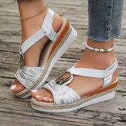 Shirley - Bequeme orthopädische Keilsandalen