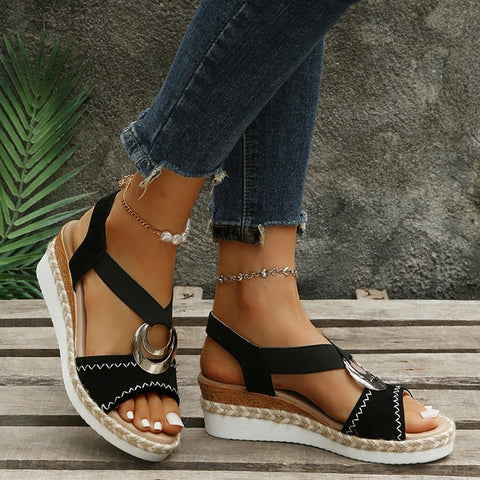SANNE - Orthopädische Keilsandalen
