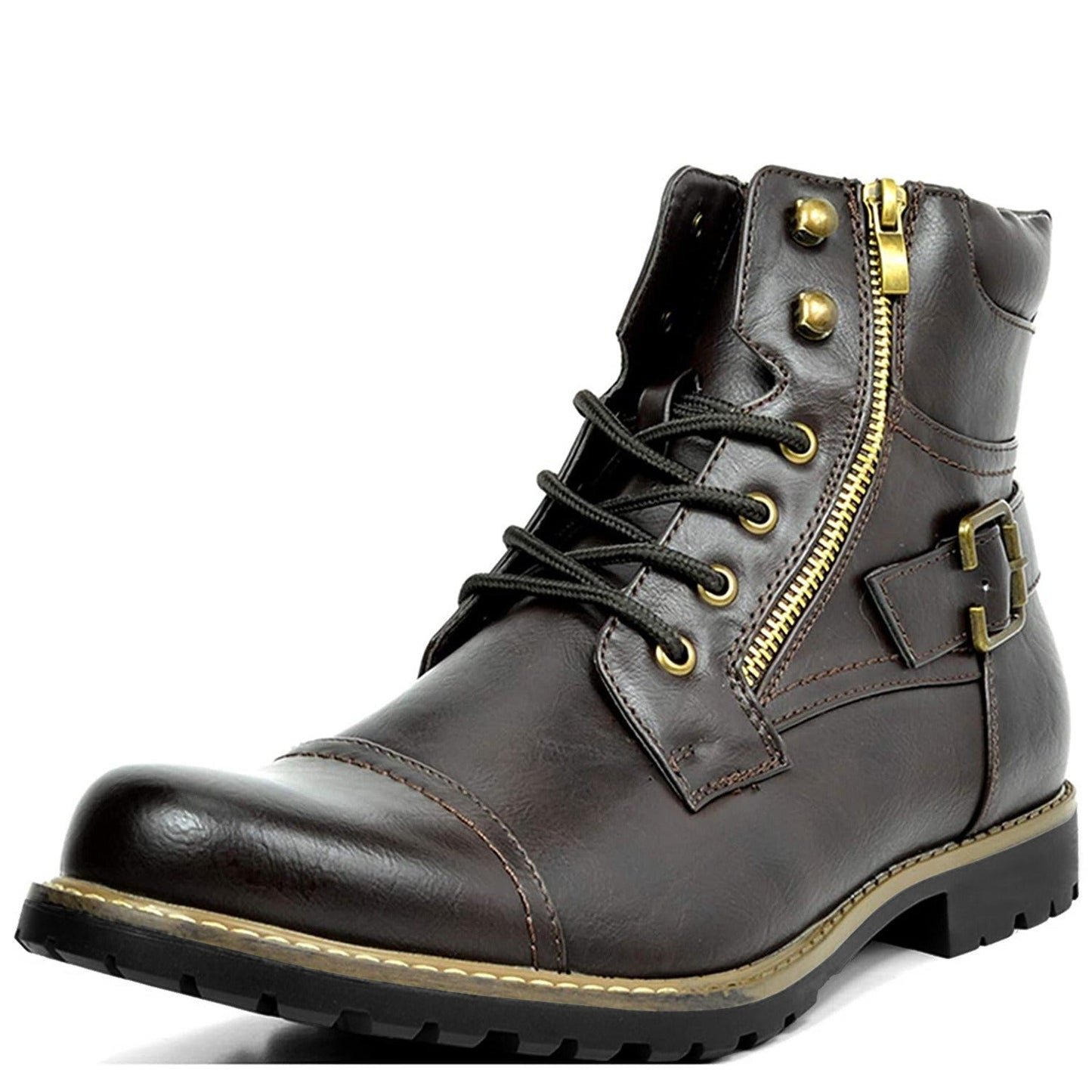 Motorradstiefel aus echtem Leder  - Rhion