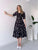 Catherine - Feminines Blumenkleid mit Puffärmeln