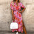 Miriam - Feminines Blumenkleid mit Puffärmeln