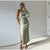 Rhea - Stilvolles und Elegantes Grünes Kleid für Damen